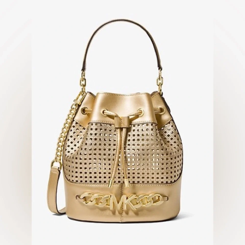 Michael Kors Gold Bucket 2 way Bag